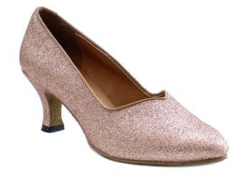 dansschoenen glitters goud  